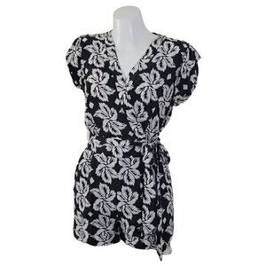 Diane Von Furstenberg Silk Romper 12 Playsuit Jumpsuit